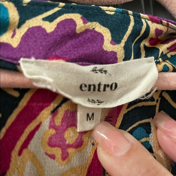 Entro Multicolor Paisley Blouse - Picture 2 of 7